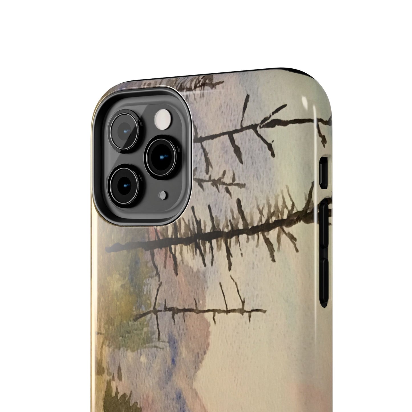 Glacier National Park After Fire Tough Phone Cases, iPhone & Samsung cases, wireless charging, mountains, nature, original artwork, gifts
