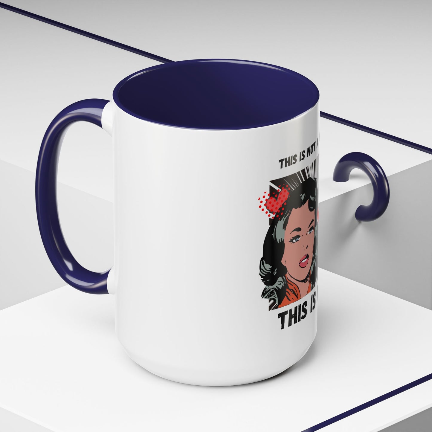 This Is Not A Mood Funny Coffee Mug -Gifts For Women, Friends, Ceramic, BPA-Free