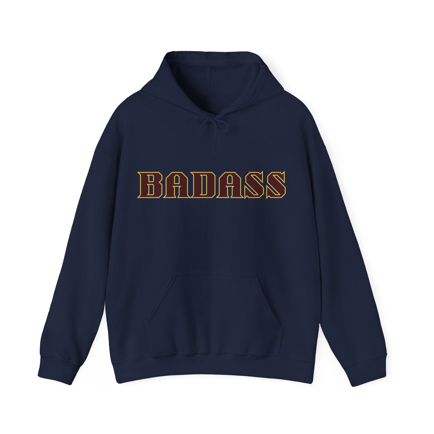 Badass Unisex Heavy Blend™ Hooded Sweatshirt, funny, strong, hoodies, gifts for friends, gender neutral, personality, attitude, warm, soft