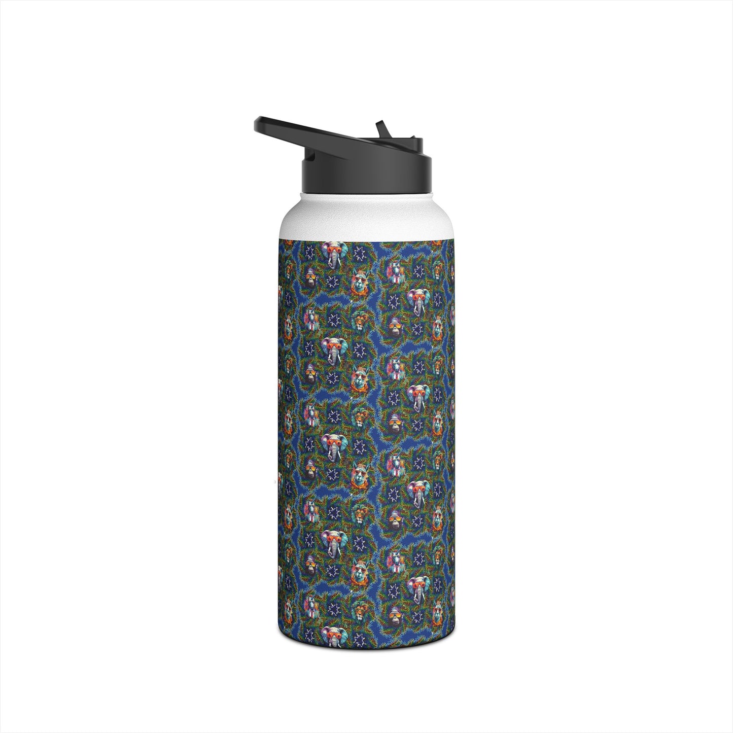 Water Bottle, Wild & Cool Creatures Design, BPA-Free, Eco-Friendly, Kids Gift