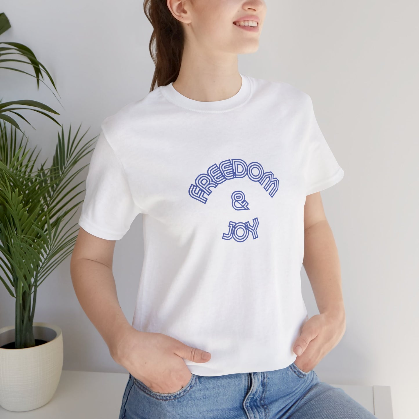 Freedom & Joy Unisex Tee - America Pride Equality Love Election Gift