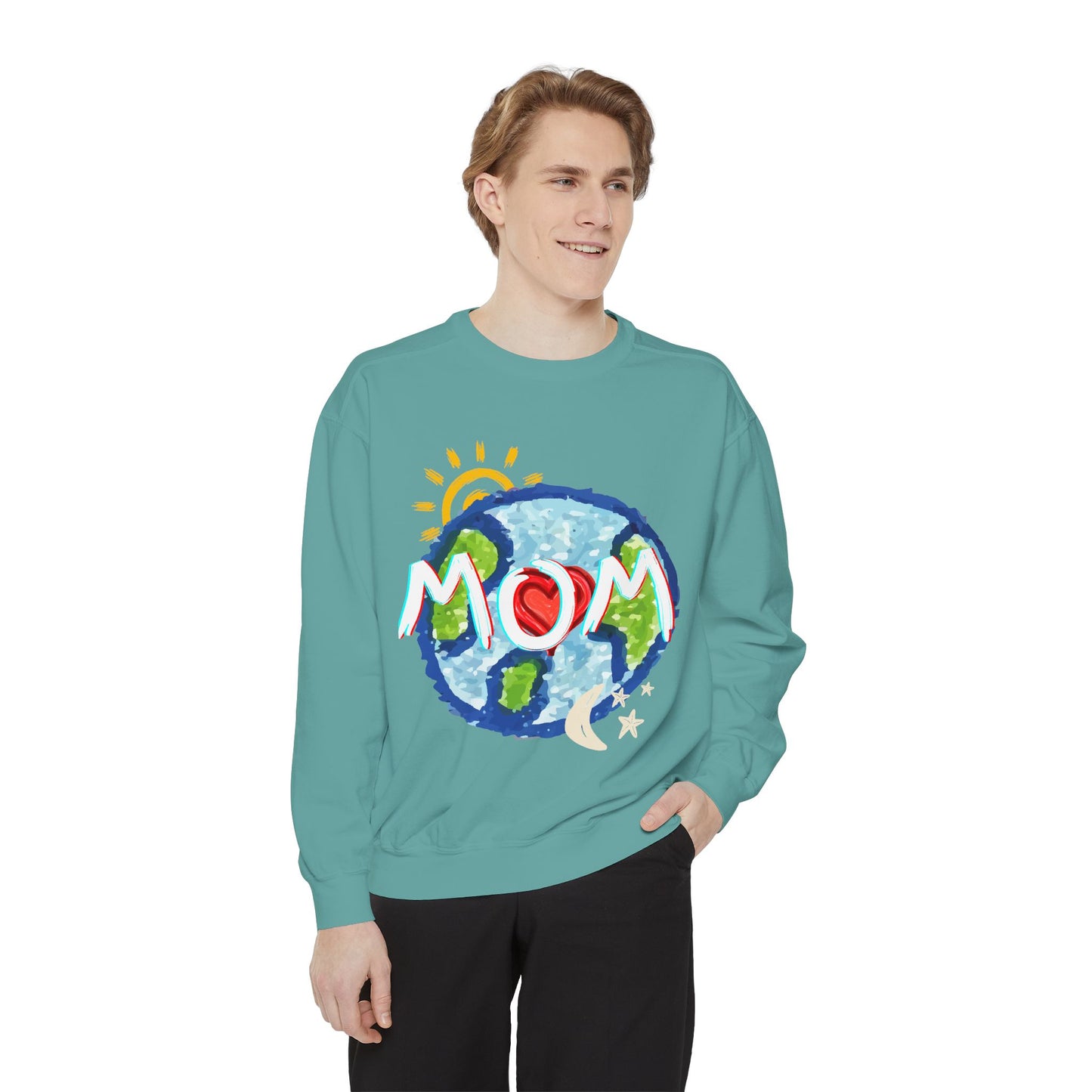Mom’s World Graphic Unisex Sweatshirt for Mother’s Day