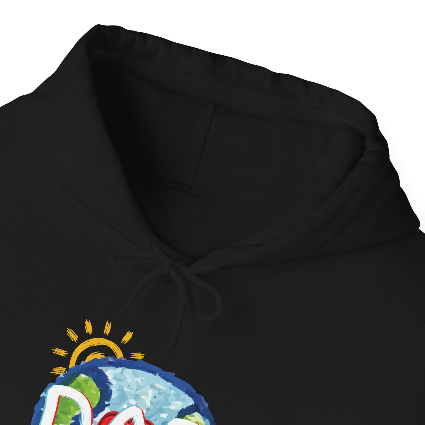 DAD Hooded Sweatshirt - Whole World Sun Moon & Stars Heart Love Fathers Day Gift for Men