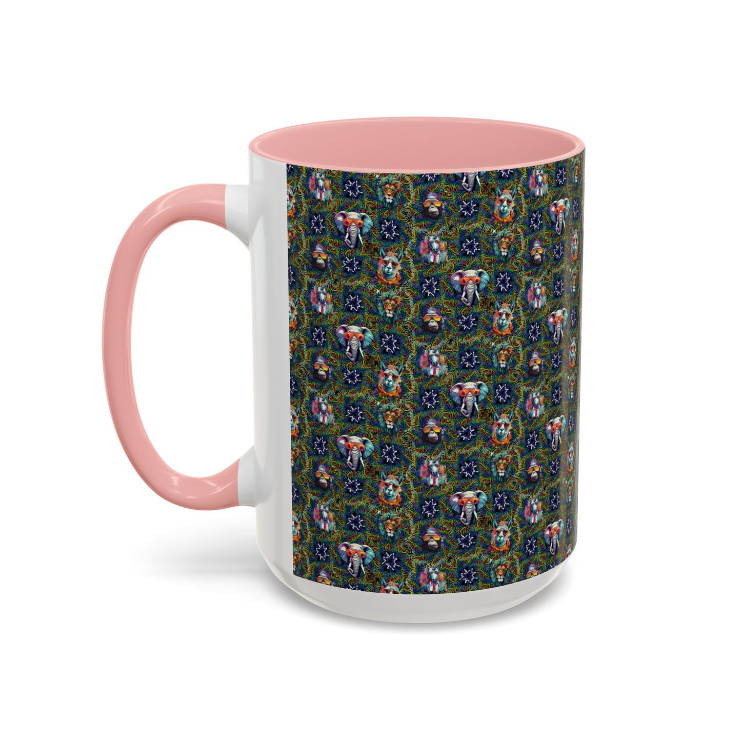 Wild & Cool Creatures Coffee Mug, Tea Cup, 5 Colors, Ceramic, BPA-Free, Gift Mom Dad Teen Kid Friend Coworker Birthday Christmas Cheap Gift