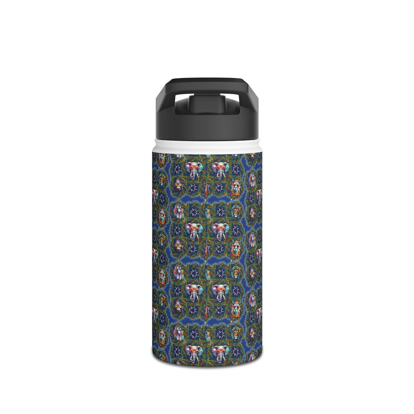 Water Bottle, Wild & Cool Creatures Design, BPA-Free, Eco-Friendly, Kids Gift