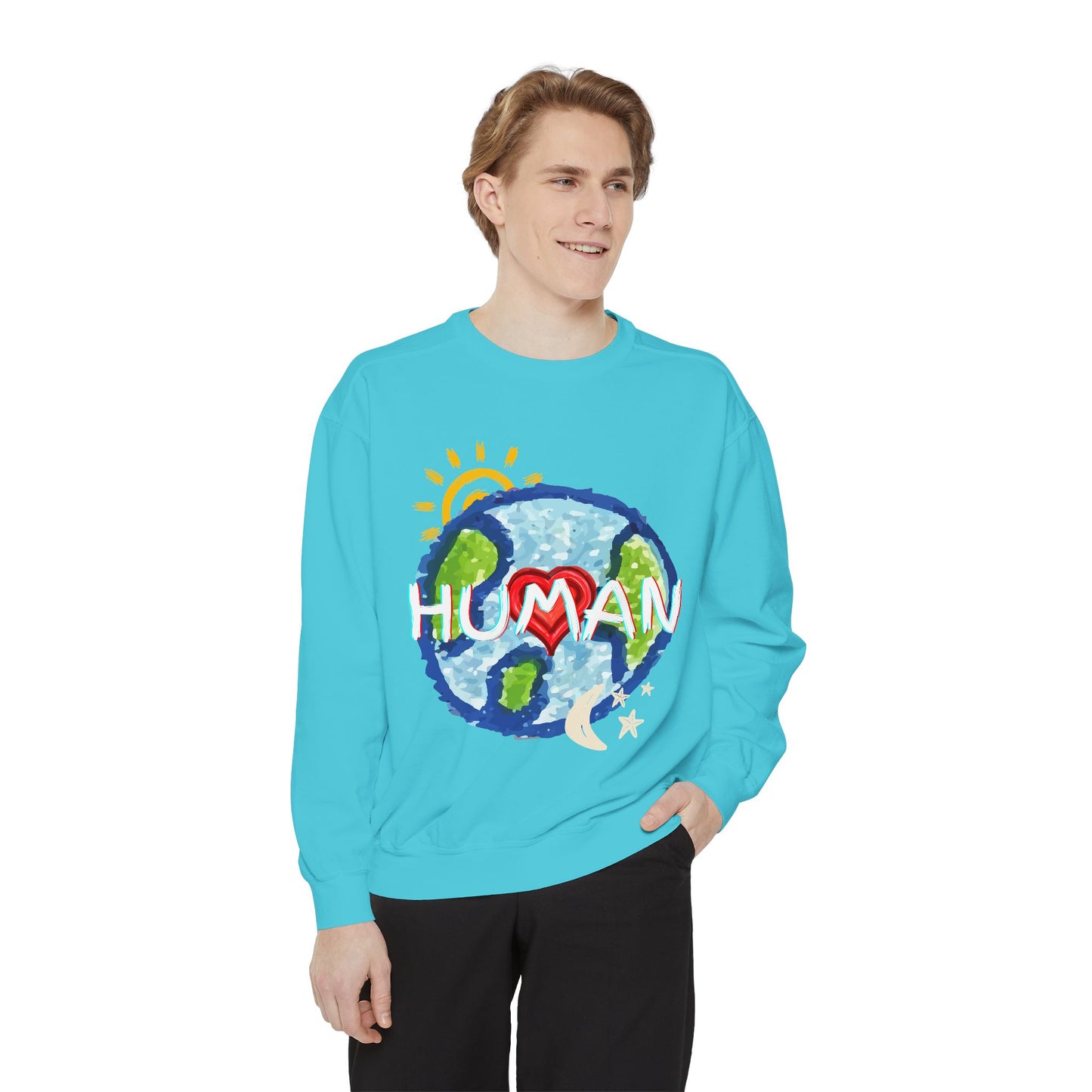 Human World Graphic Unisex Sweatshirt