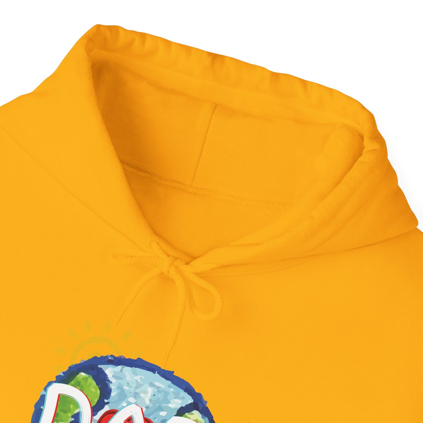 DAD Hooded Sweatshirt - Whole World Sun Moon & Stars Heart Love Fathers Day Gift for Men