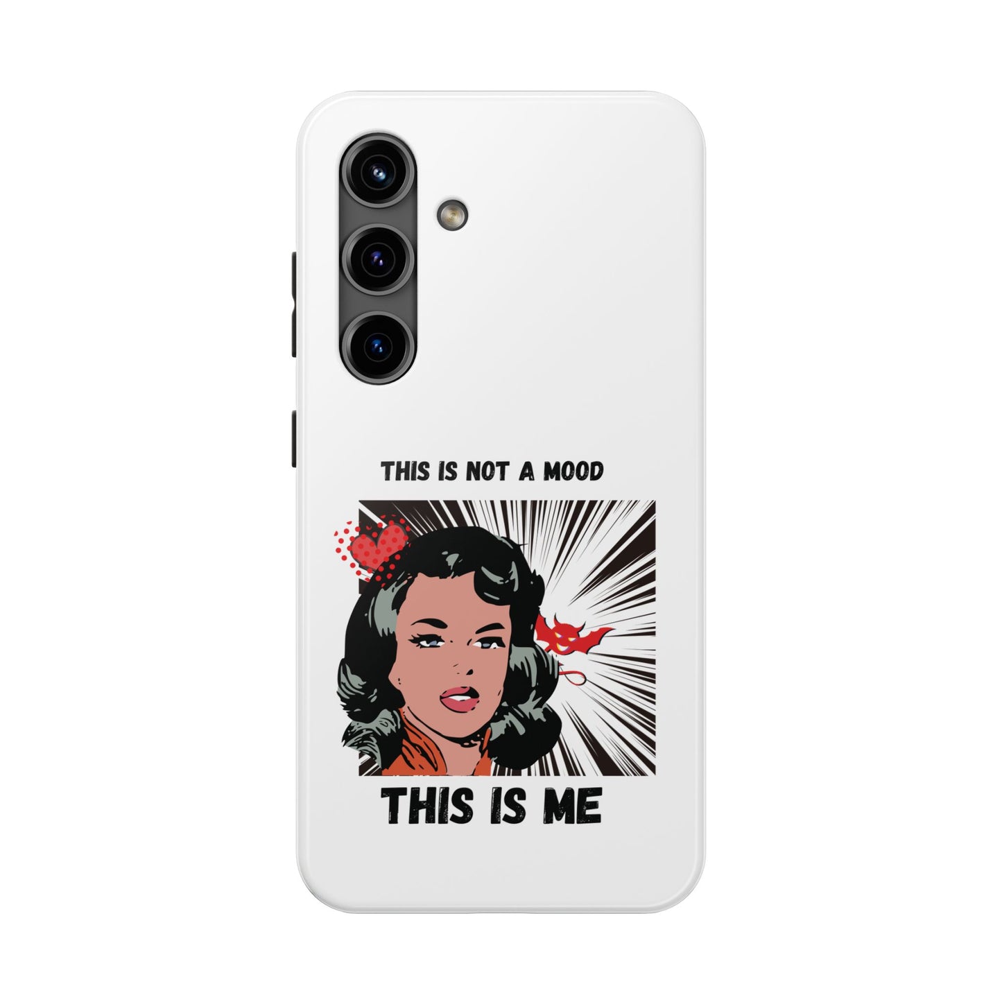 This is Not a Mood Tough Phone Cases, iPhone & Samsung cases, wireless charging, attitude, snarky, fun, gifts for women, gifts for friends