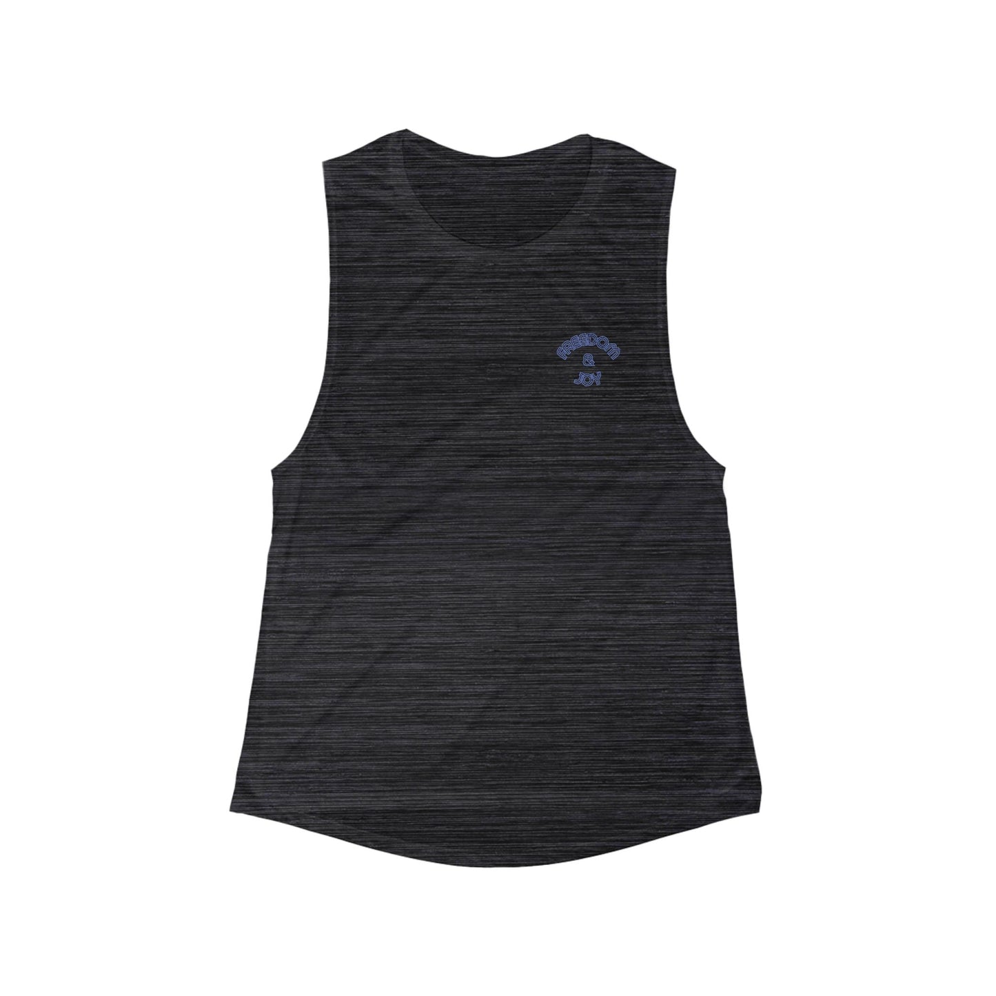 Freedom & Joy Women's Flowy Scoop Muscle Tank, equality, inclusion, election, exercise, womens tee, gift, friends, sleeveless, birthday