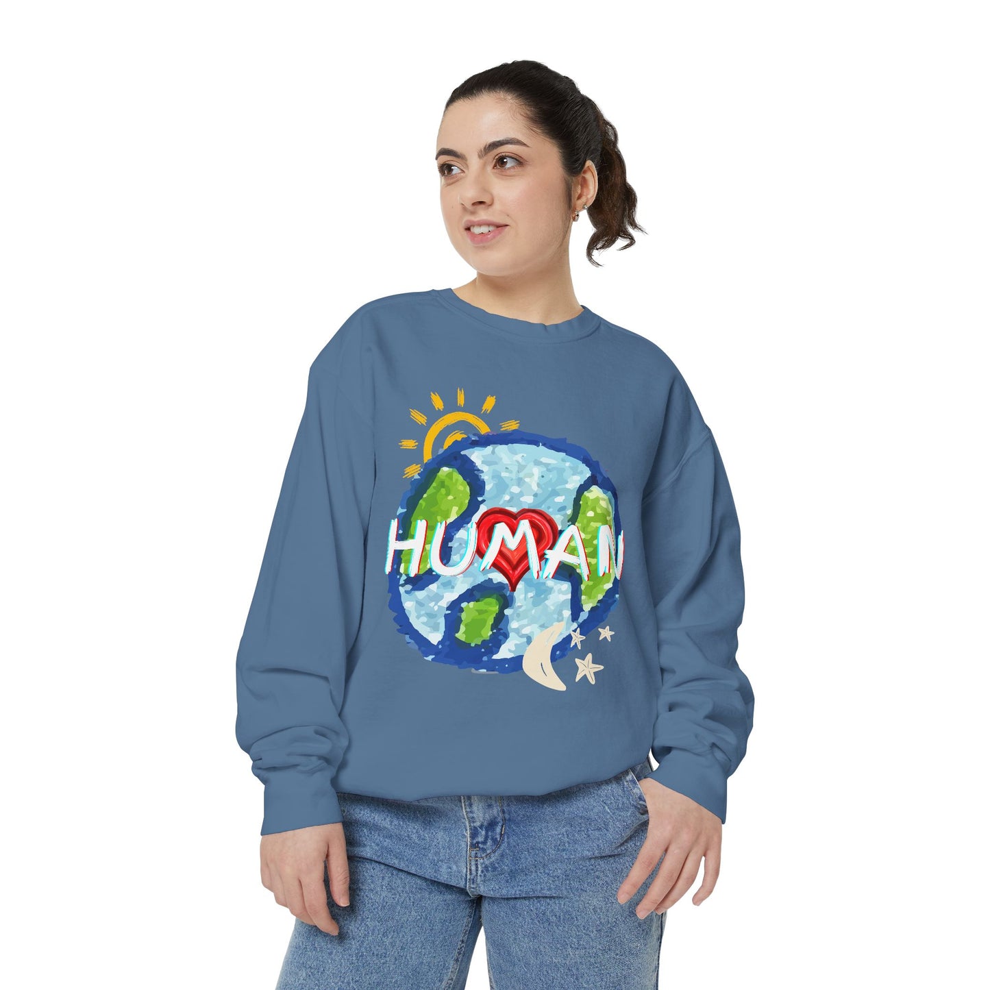Human World Graphic Unisex Sweatshirt