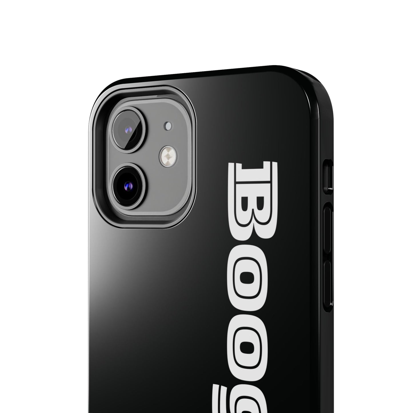 Boogie Black Tough Phone Cases, iPhone Samsung cases, wireless charging, gender neutral women men friends kids teens gift birthday Christmas