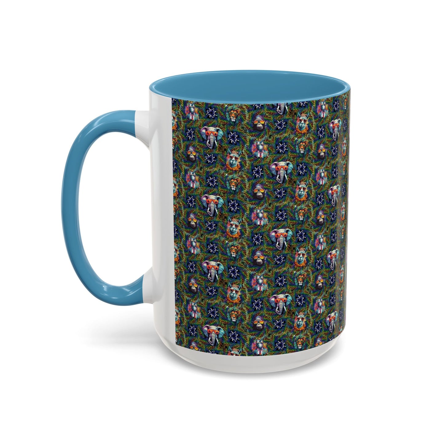 Wild & Cool Creatures Coffee Mug, Tea Cup, 5 Colors, Ceramic, BPA-Free, Gift Mom Dad Teen Kid Friend Coworker Birthday Christmas Cheap Gift