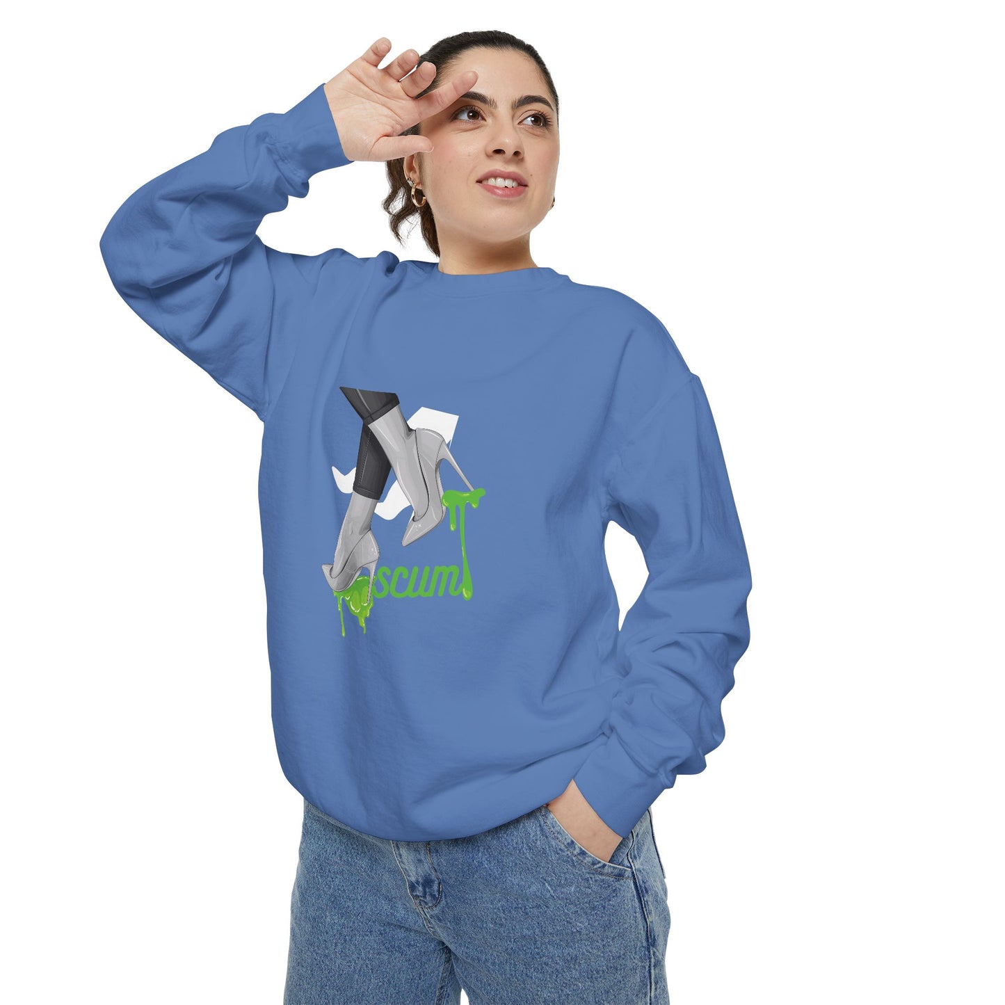 High Heels Dripping Scum Unisex Sweatshirt