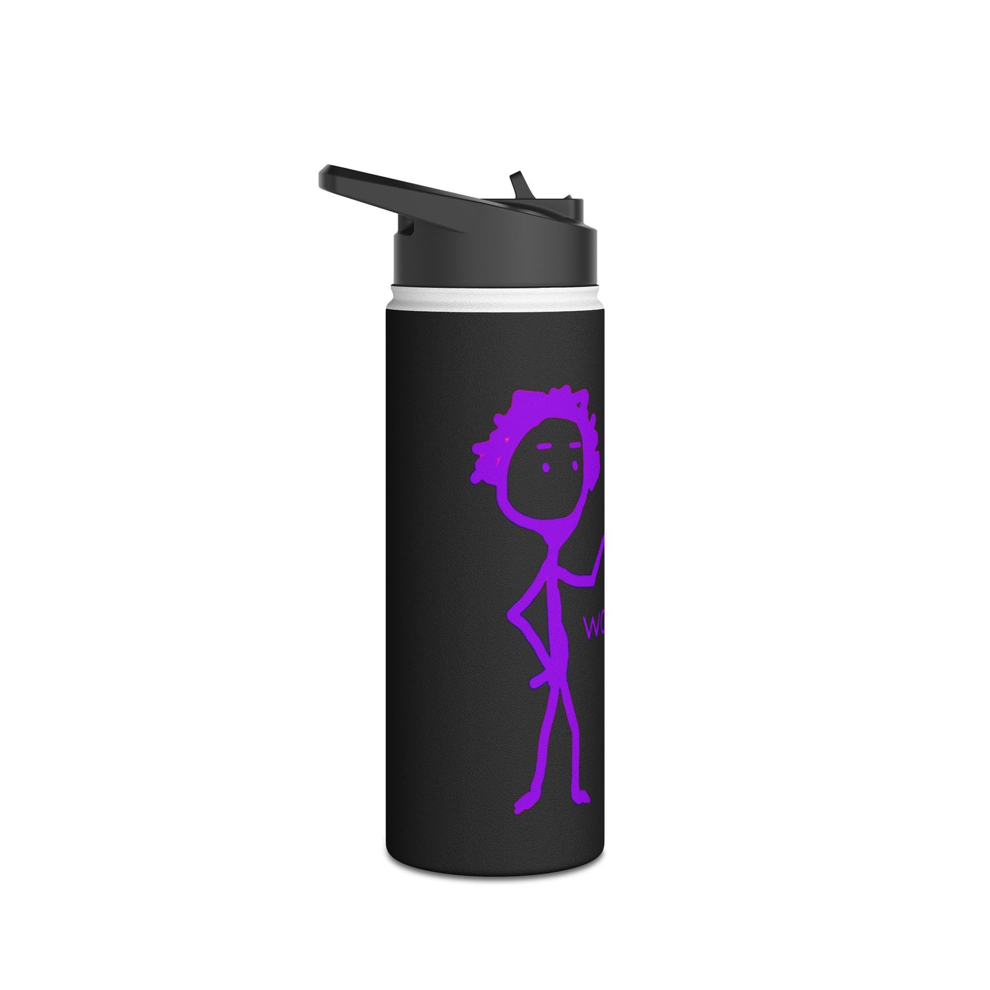 Im Working Toward One Less Chin Stainless Steel Water Bottle, Funny, Exercise, Aging, Eco Friendly, Gender Neutral, Men, Women, Gifts