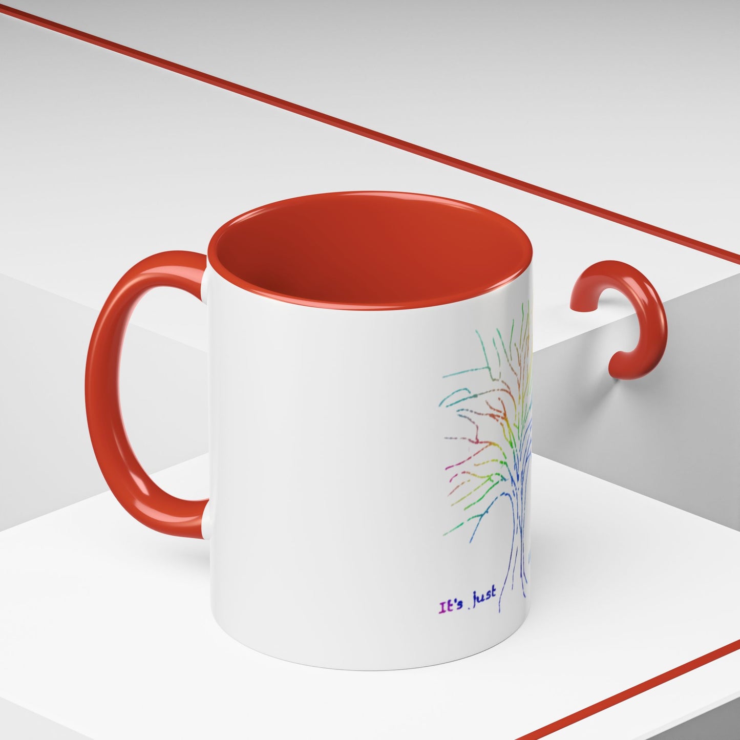 Rainbow Tree Coffee Mug, It’s Just Life