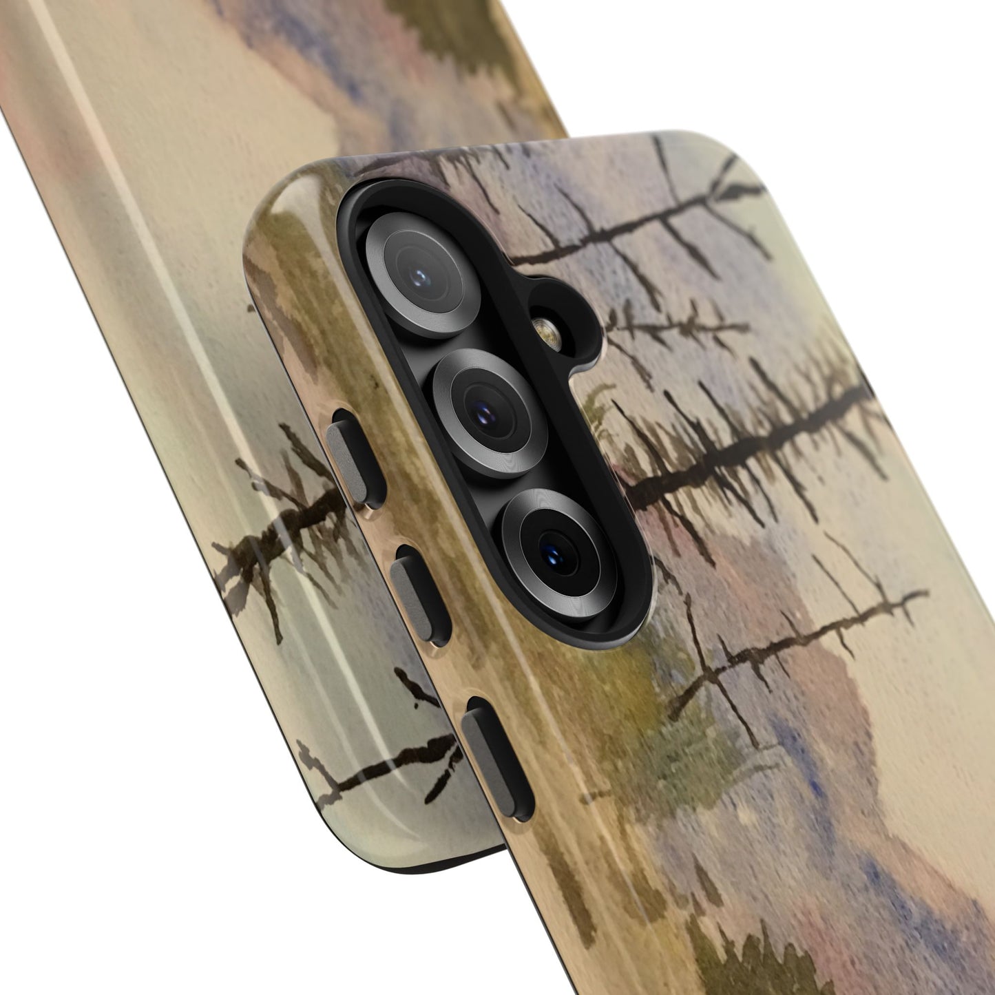 Glacier National Park After Fire Tough Phone Cases, iPhone & Samsung cases, wireless charging, mountains, nature, original artwork, gifts