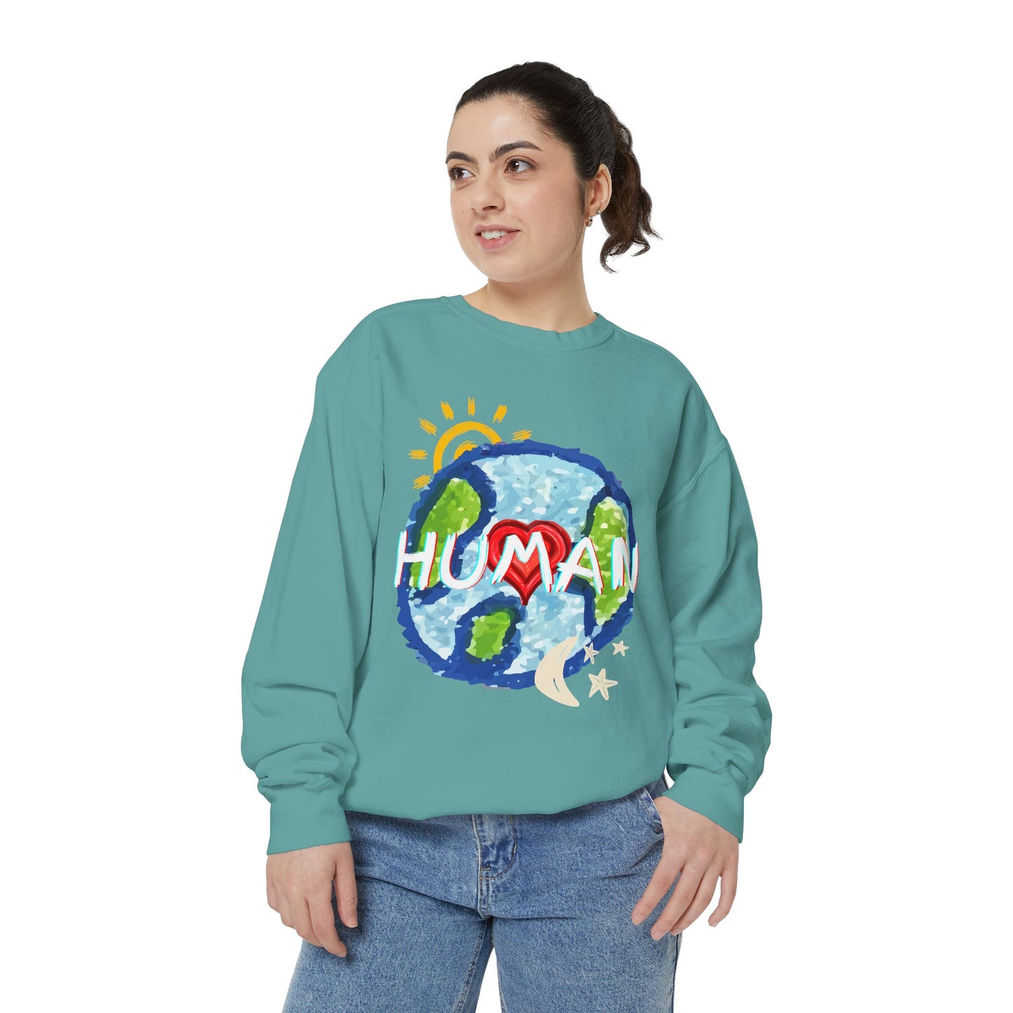 Human World Graphic Unisex Sweatshirt