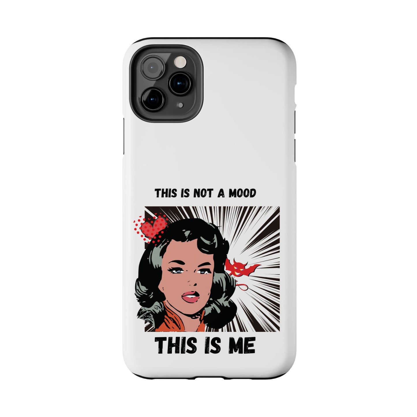 This is Not a Mood Tough Phone Cases, iPhone & Samsung cases, wireless charging, attitude, snarky, fun, gifts for women, gifts for friends