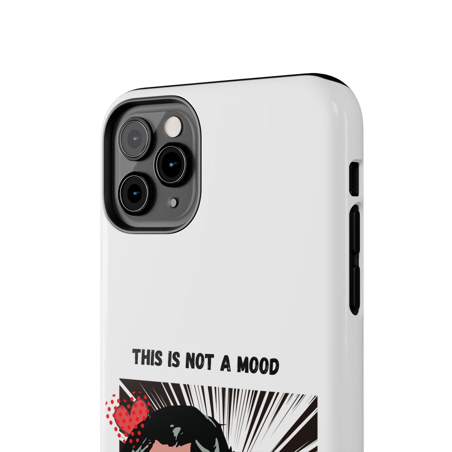 This is Not a Mood Tough Phone Cases, iPhone & Samsung cases, wireless charging, attitude, snarky, fun, gifts for women, gifts for friends