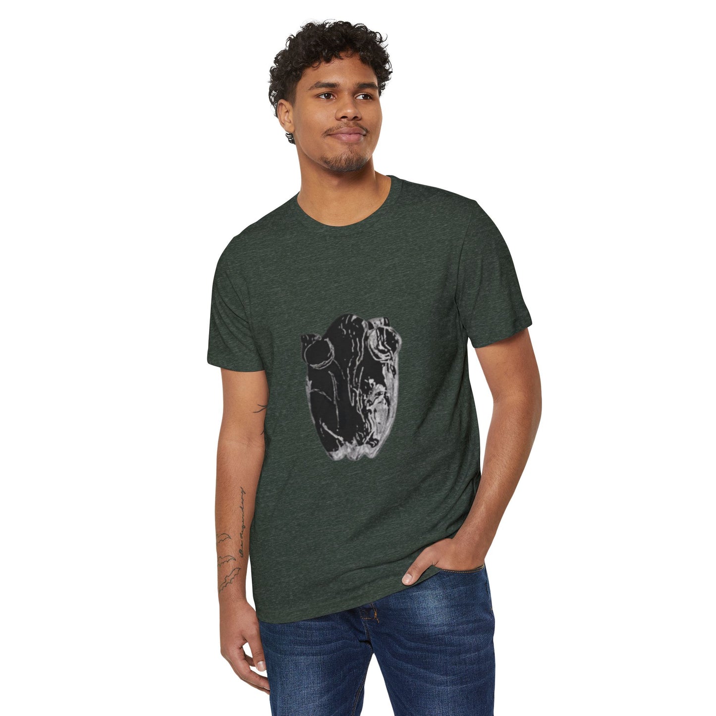 Frog Recycled T-Shirt, Eco-Friendly Tee, Sustainable Fashion, Unisex Organic Shirt, Earth Day Gift