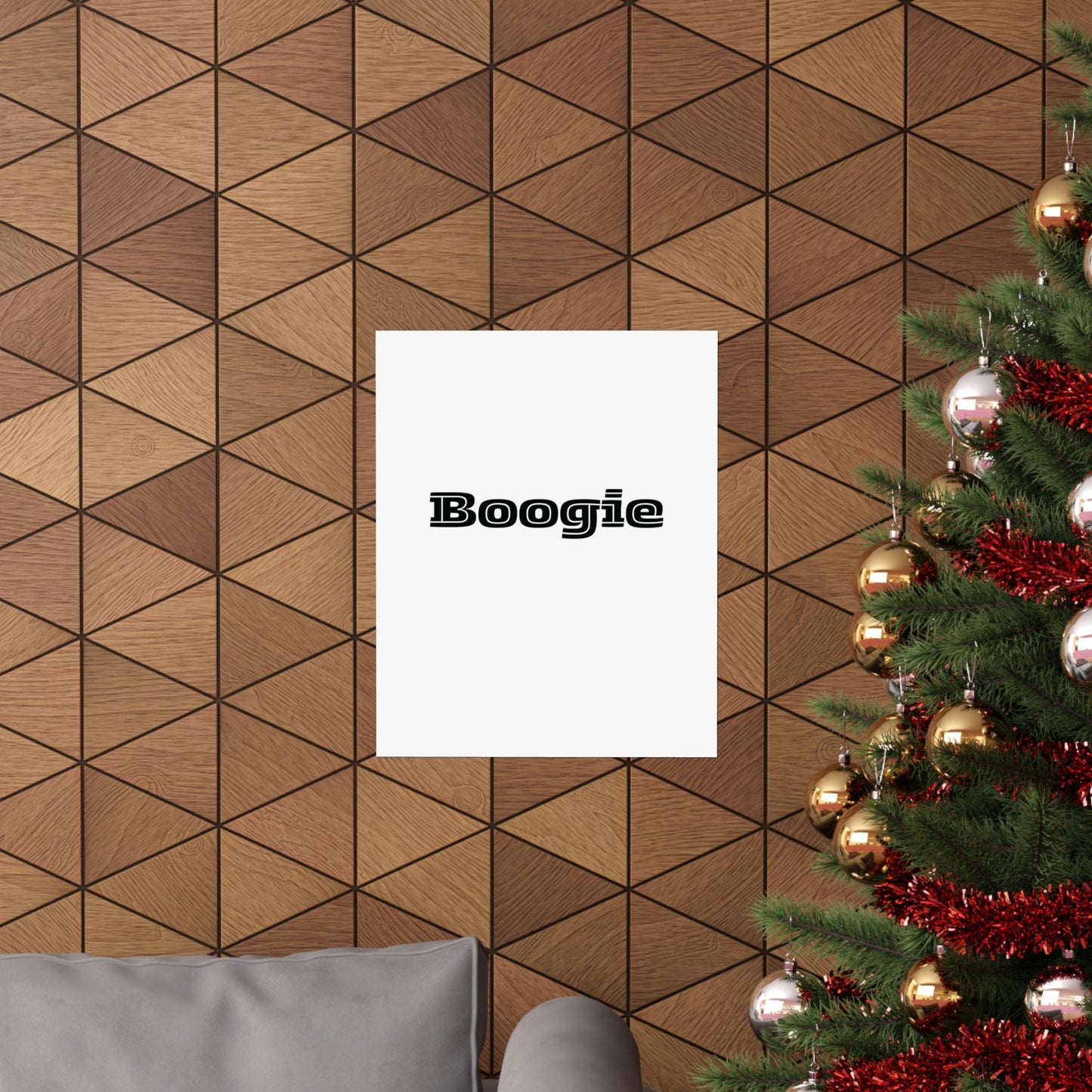 Boogie White Matte Vertical Poster, Dance, Wall Art, You Frame, Home Decor, Dorm, Gift, Gender Neutral, Under 20 Dollars, Birthday Christmas