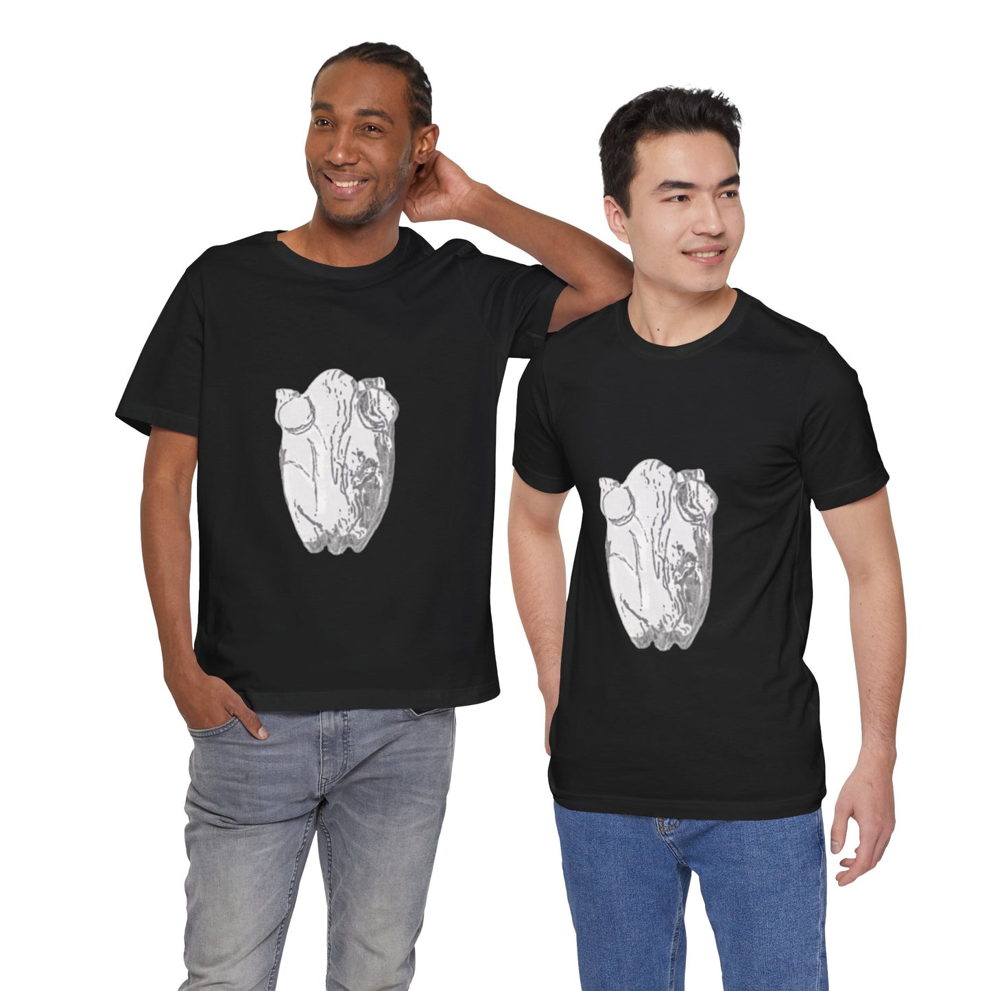 White Frog Unisex Tee - Nature and Animals Gender Neutral T-Shirt