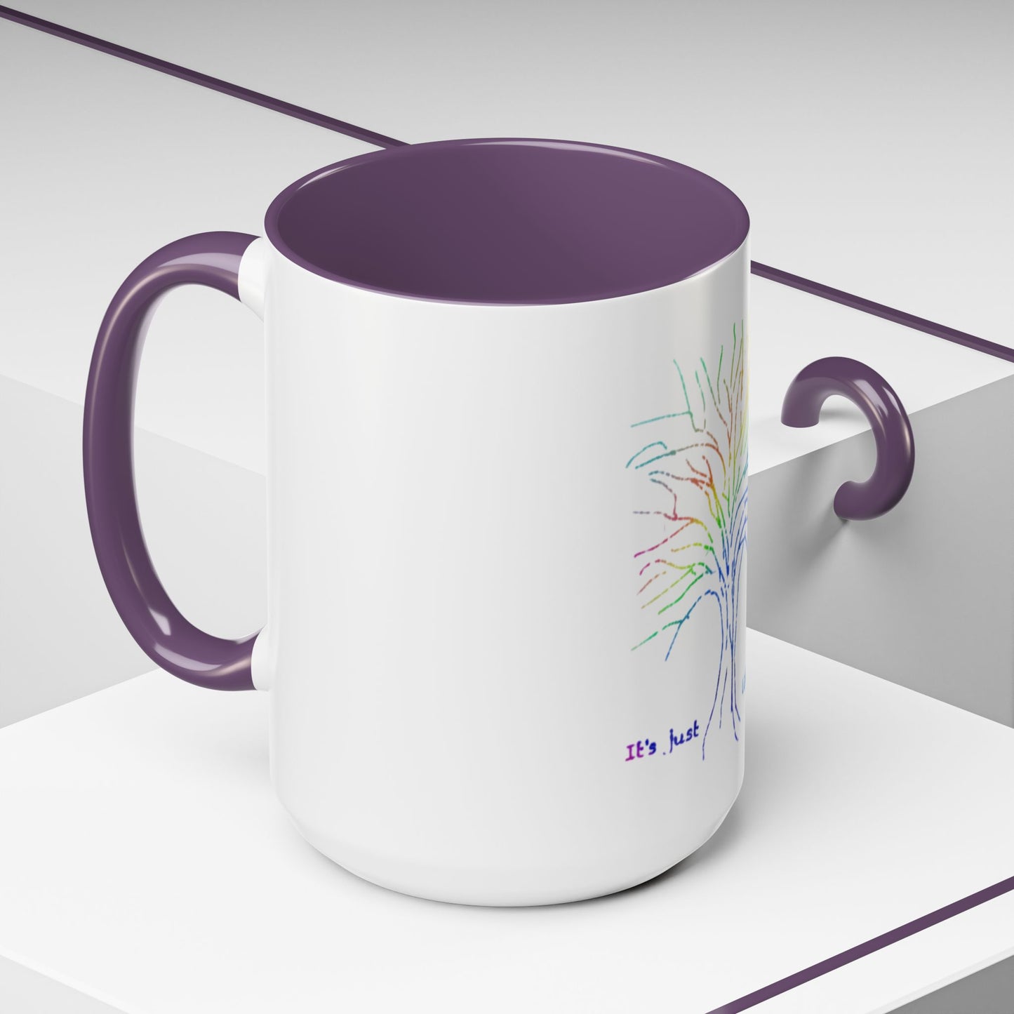 Rainbow Tree Coffee Mug, It’s Just Life