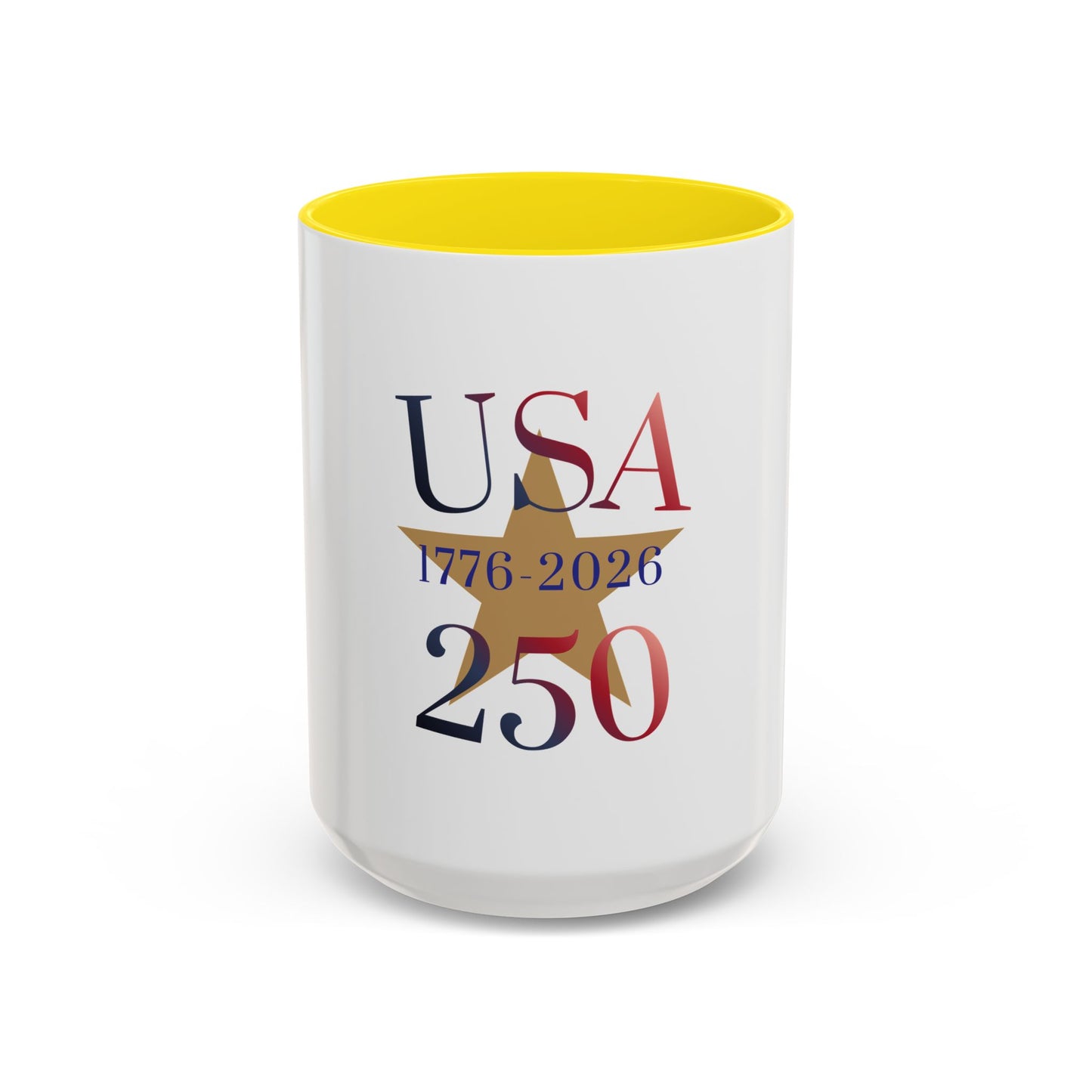 USA 250th Anniversary 1776 Accent Coffee Mug (11/15 oz)