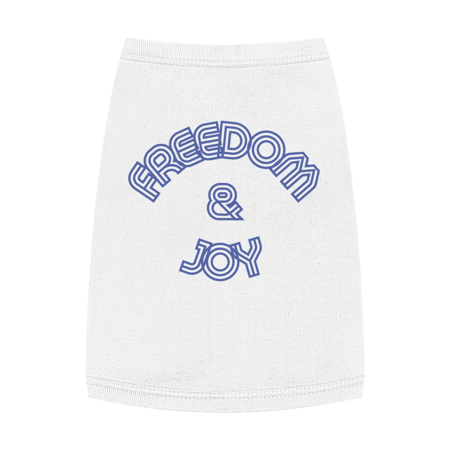Freedom & Joy Pet Tank Top, love, happy, America, dog clothes, gifts, pet fashions, furry friends, cotton, dog shirts, cat shirts