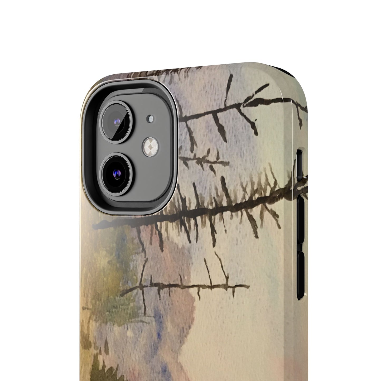Glacier National Park After Fire Tough Phone Cases, iPhone & Samsung cases, wireless charging, mountains, nature, original artwork, gifts