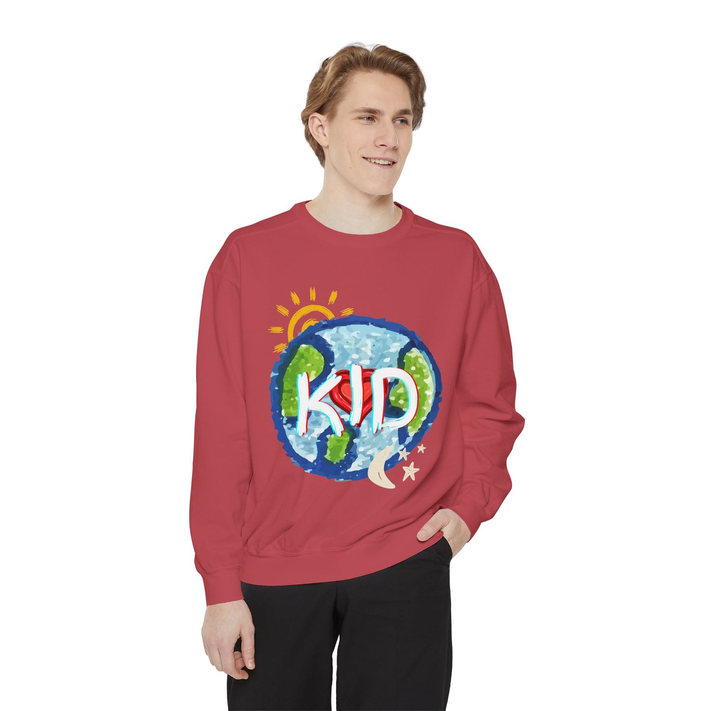 Kid World Graphic Unisex Sweatshirt