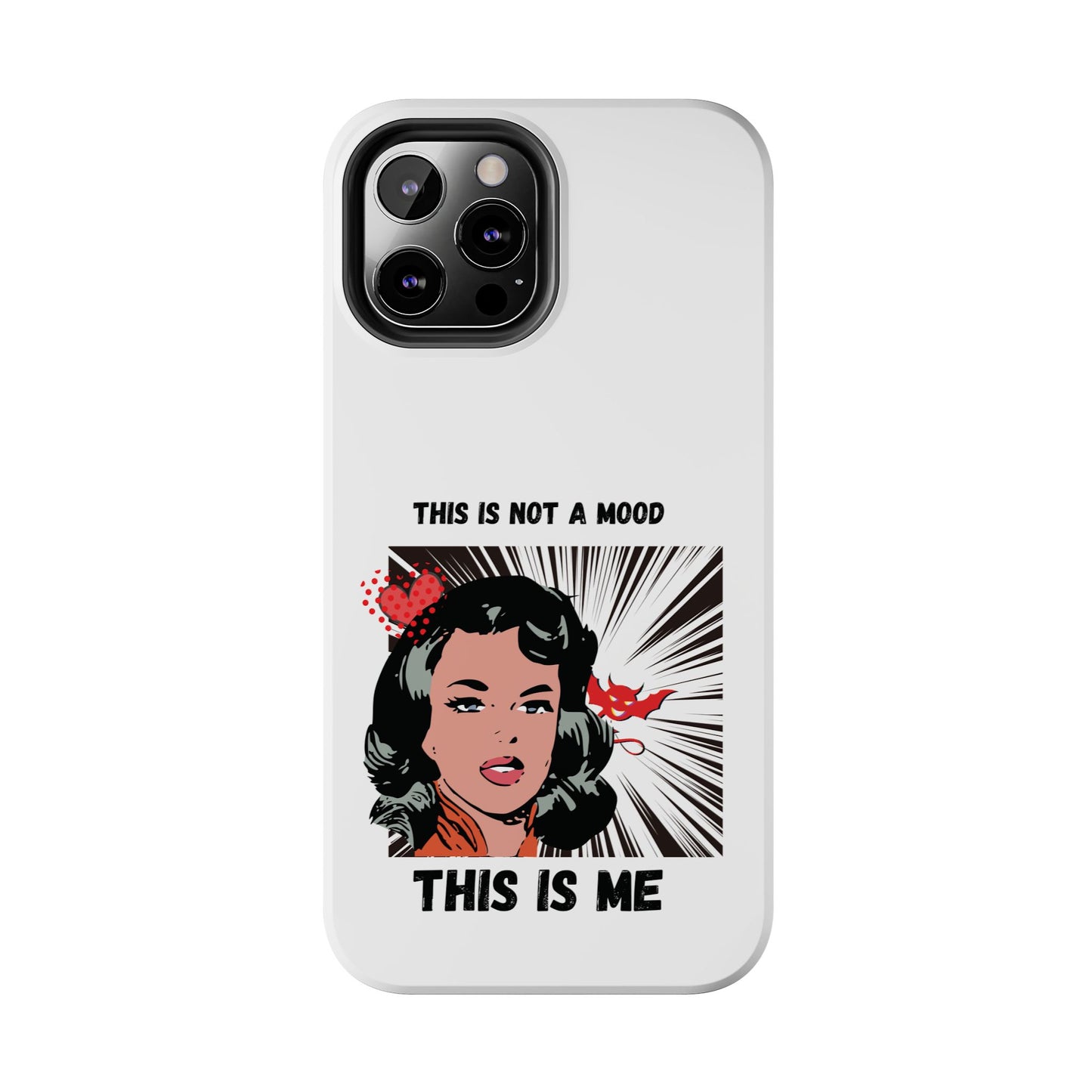 This is Not a Mood Tough Phone Cases, iPhone & Samsung cases, wireless charging, attitude, snarky, fun, gifts for women, gifts for friends