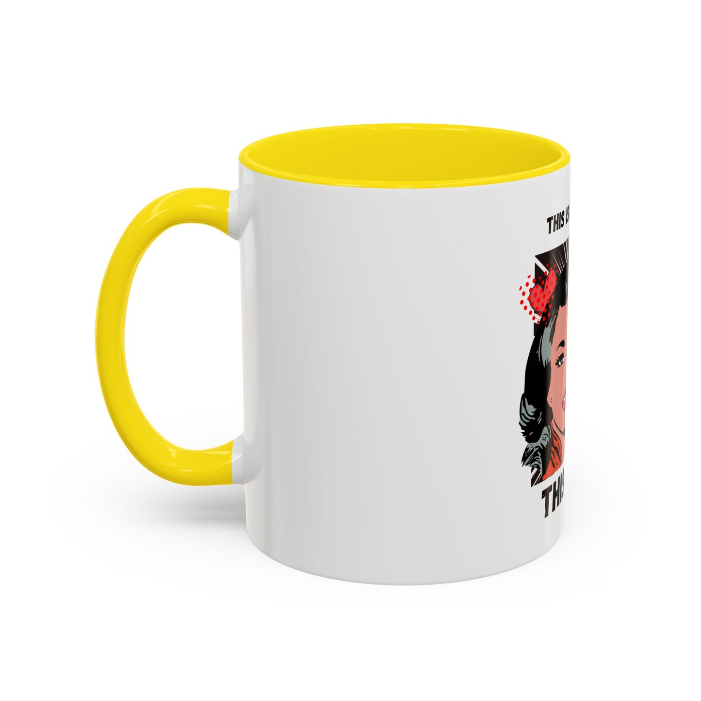 This Is Not A Mood Funny Coffee Mug -Gifts For Women, Friends, Ceramic, BPA-Free