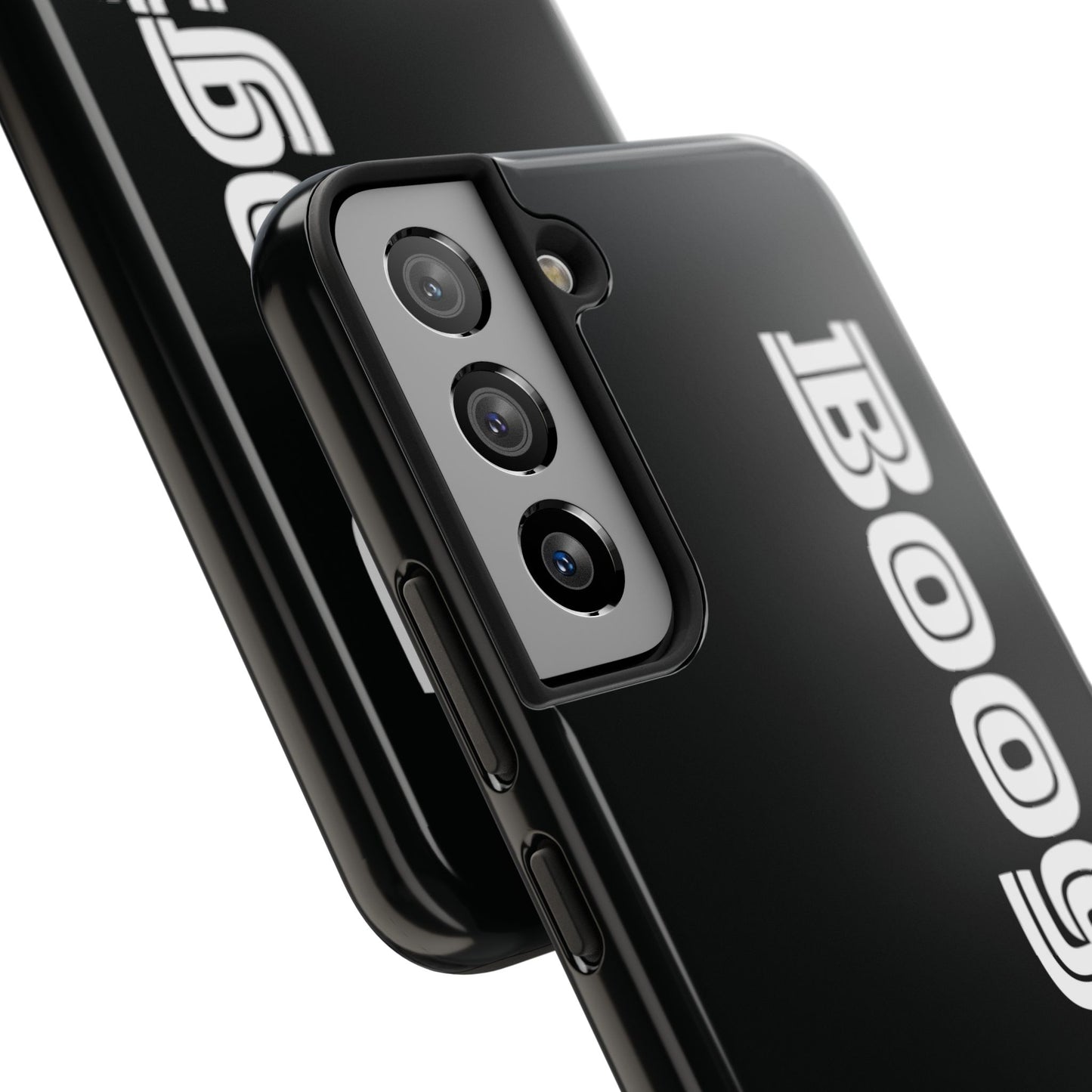 Boogie Black Tough Phone Cases, iPhone Samsung cases, wireless charging, gender neutral women men friends kids teens gift birthday Christmas