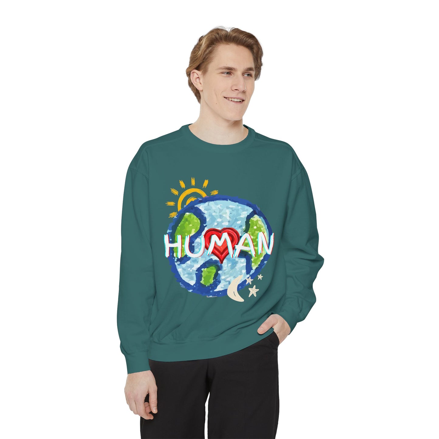 Human World Graphic Unisex Sweatshirt