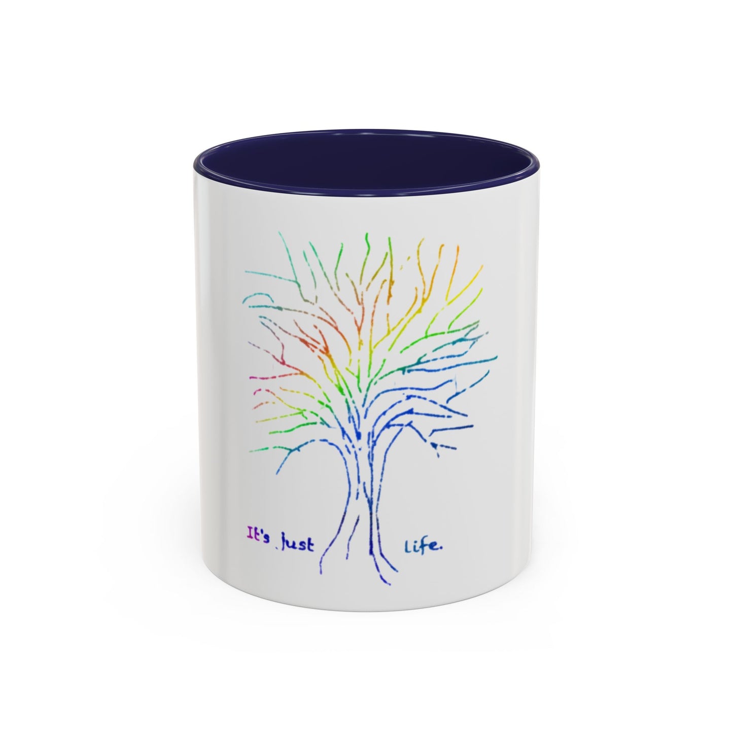 Rainbow Tree Coffee Mug, It’s Just Life
