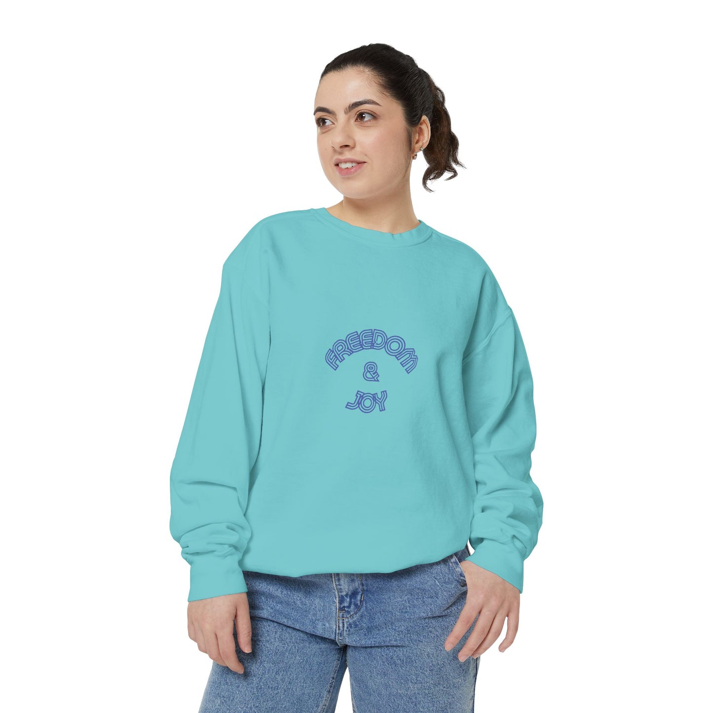 Freedom & Joy Unisex Sweatshirt - America Equality Love Election Gift Comfy