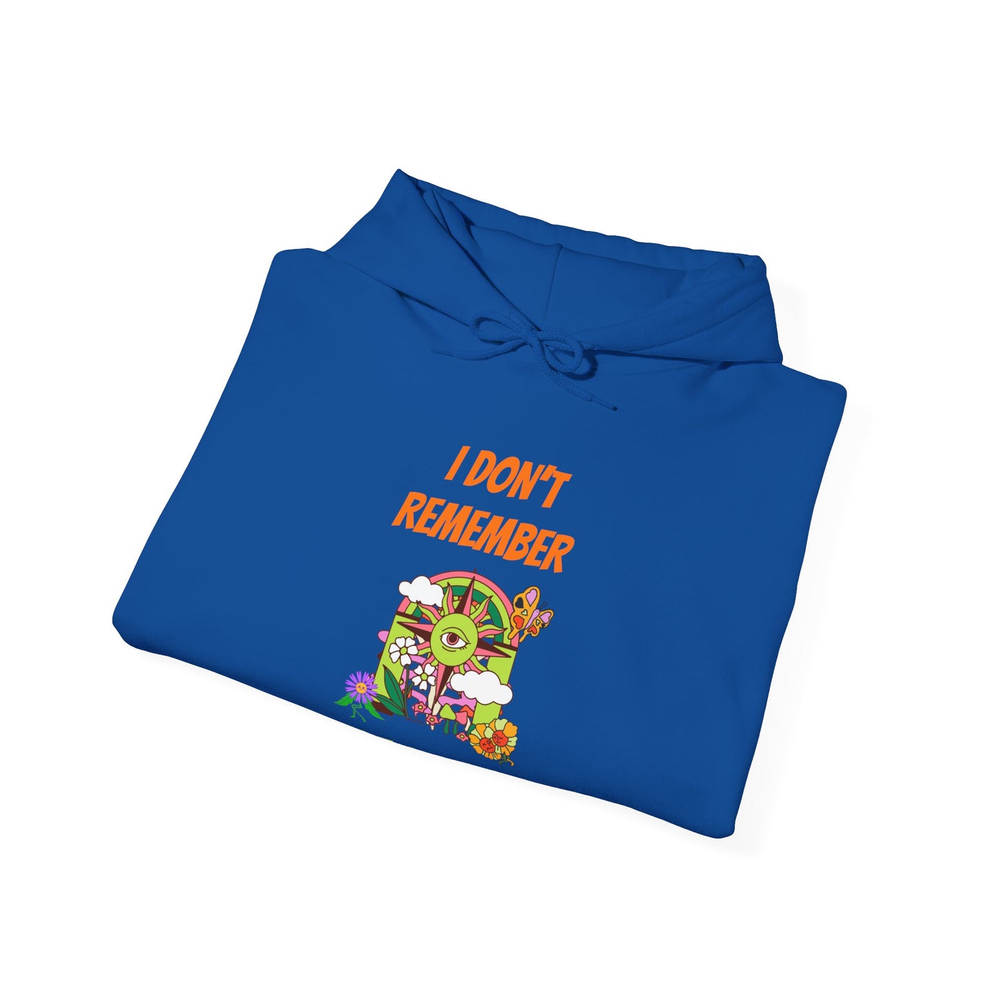 I Dont Remember Spacing Out Unisex Heavy Blend™ Hooded Sweatshirt, funny shirts, hoodies, gifts for friends, gender neutral, graphic art