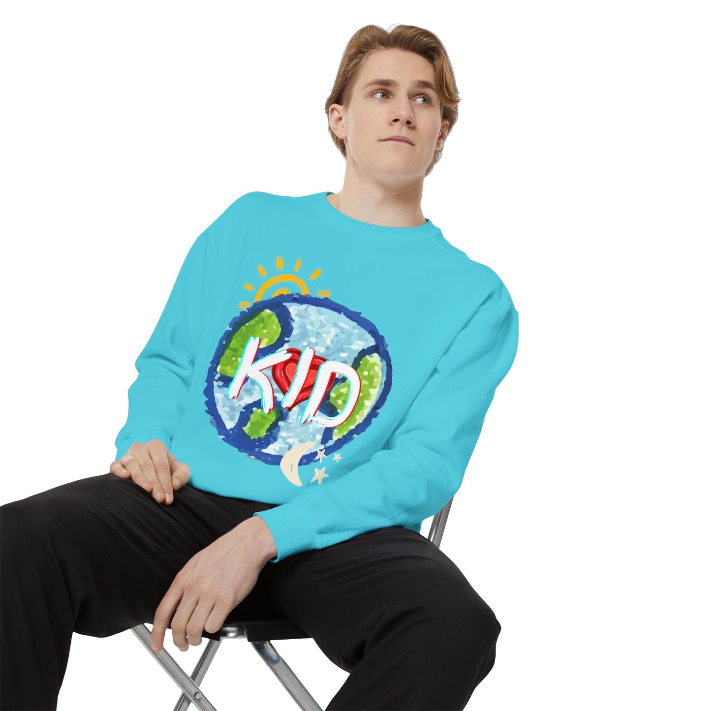 Kid World Graphic Unisex Sweatshirt