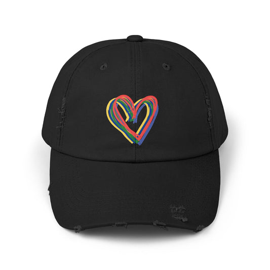 Rainbow Hearts Cap