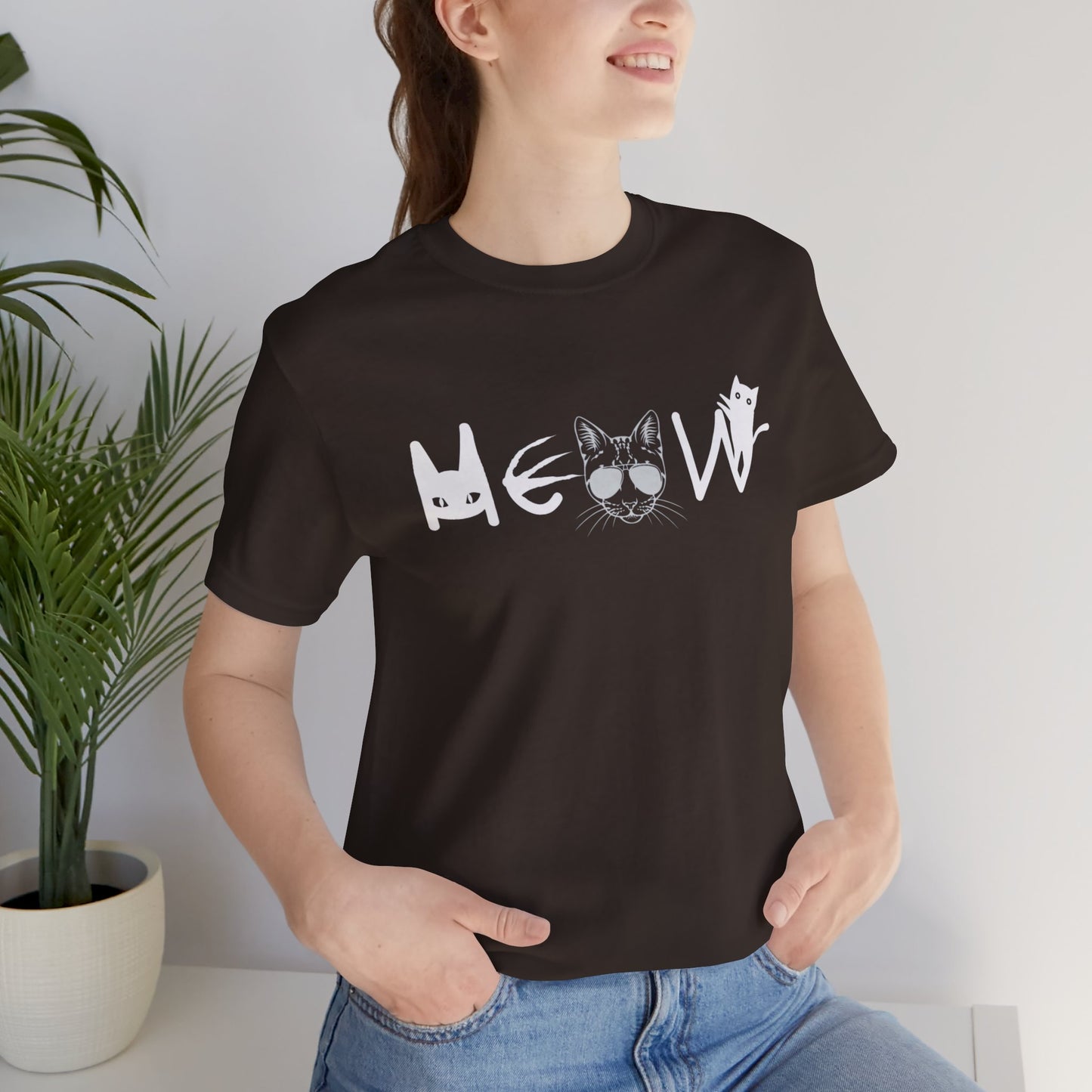 Meow Unisex Tee - Cats, Sassy, Fun Shirt for Halloween or Election Gift