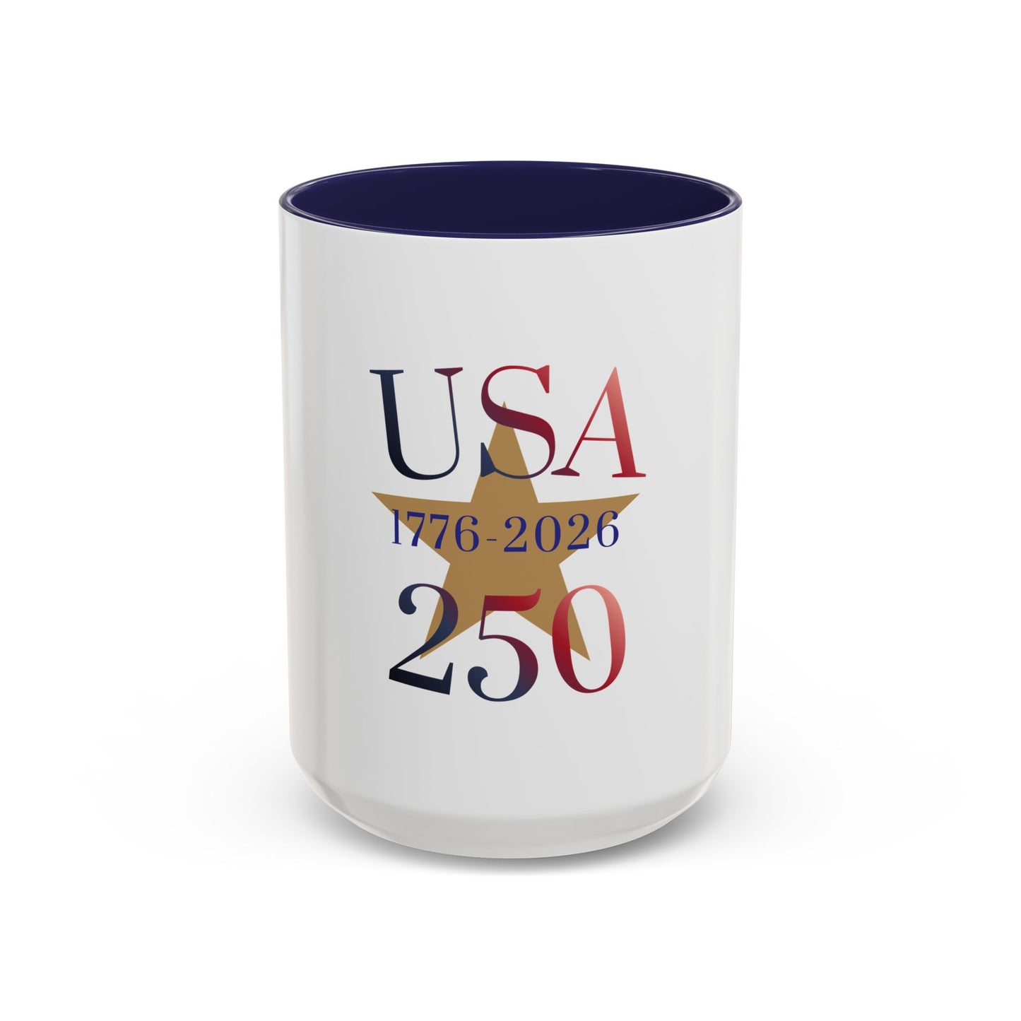 USA 250th Anniversary 1776 Accent Coffee Mug (11/15 oz)