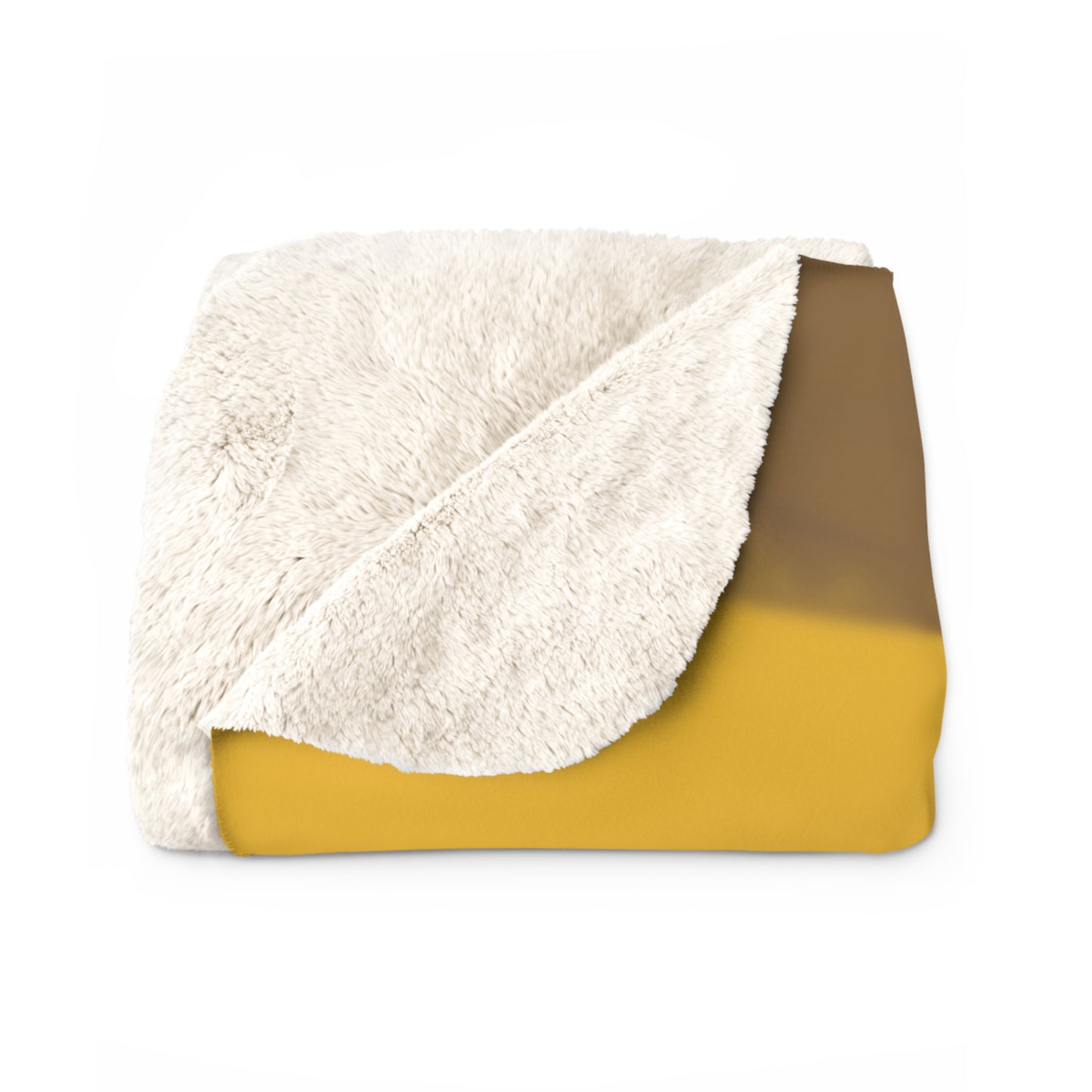 Rabbit Moon Yellow Sherpa Fleece Blanket, Bunny, Sleep, Calm, Home Decor, Warm, Soft, Cozy, Gender Neutral, Gift, Throw, 50x60 60x80