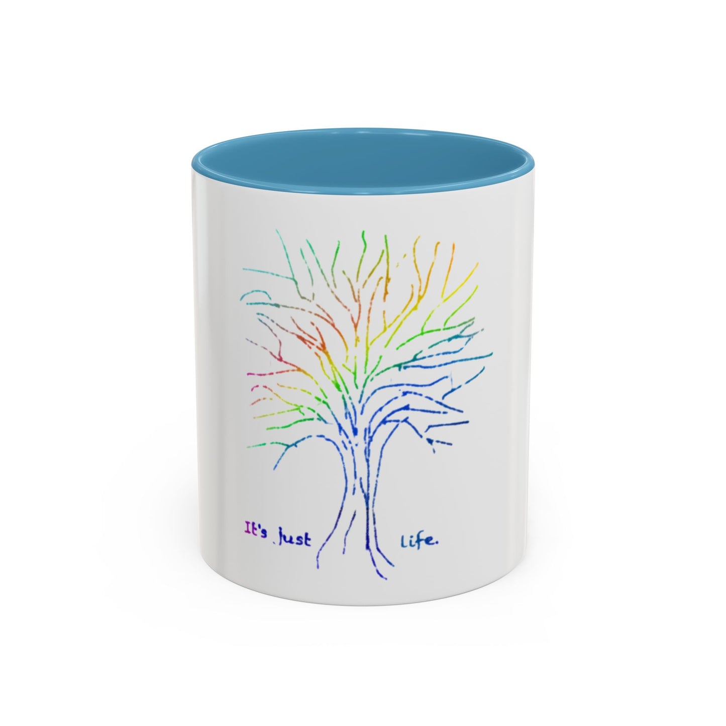 Rainbow Tree Coffee Mug, It’s Just Life