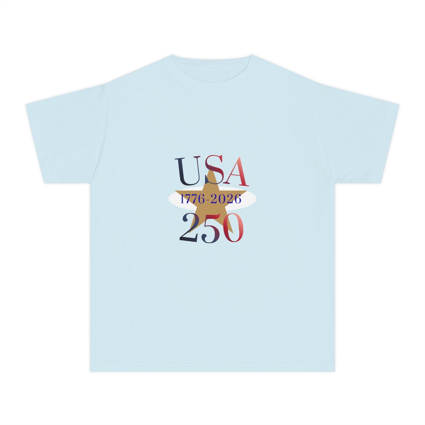 Youth 250th Anniversary USA Patriotic Tee — 1776–2026 Commemorative Shirt