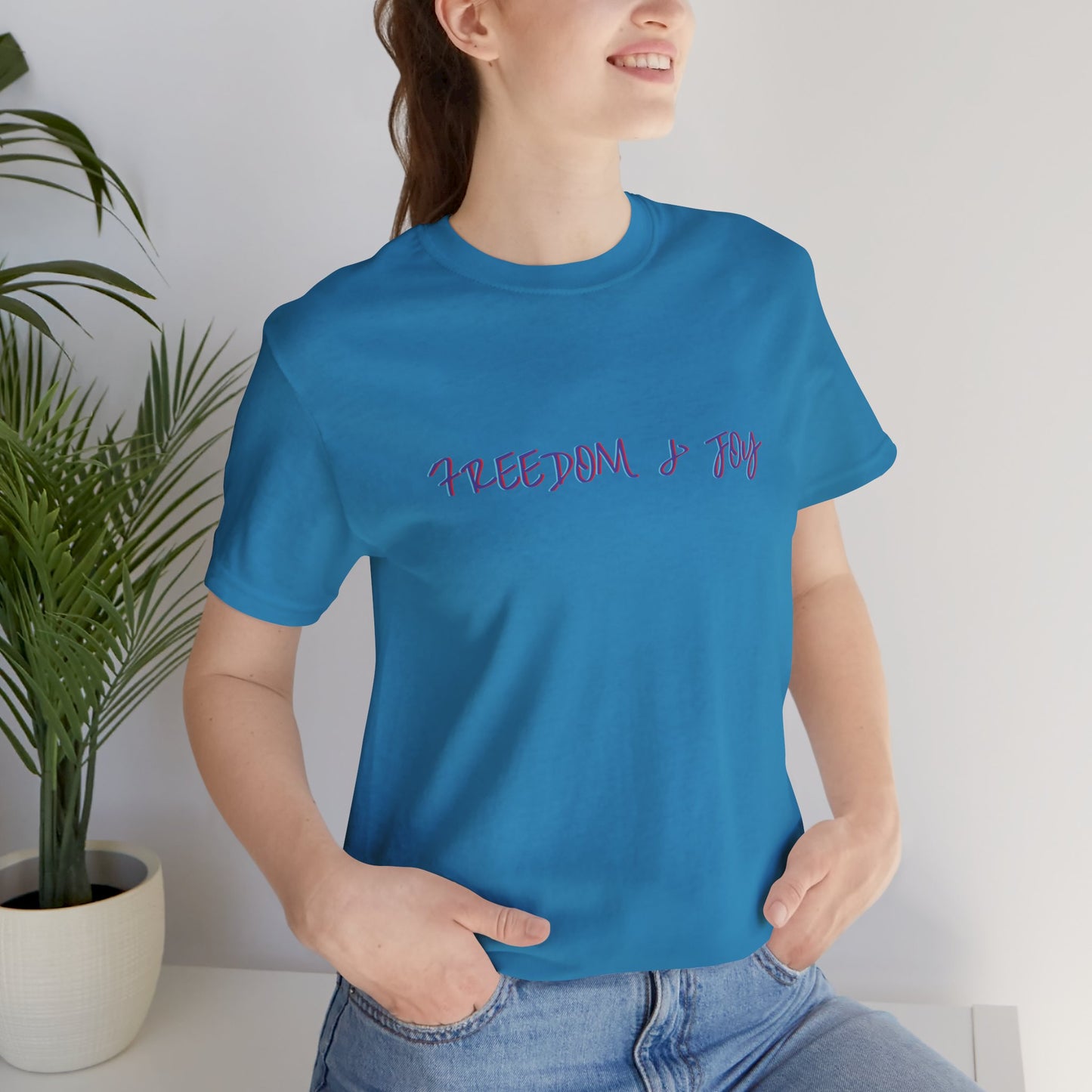 Freedom & Joy Unisex Tee - America Pride Equality Love Election Gift