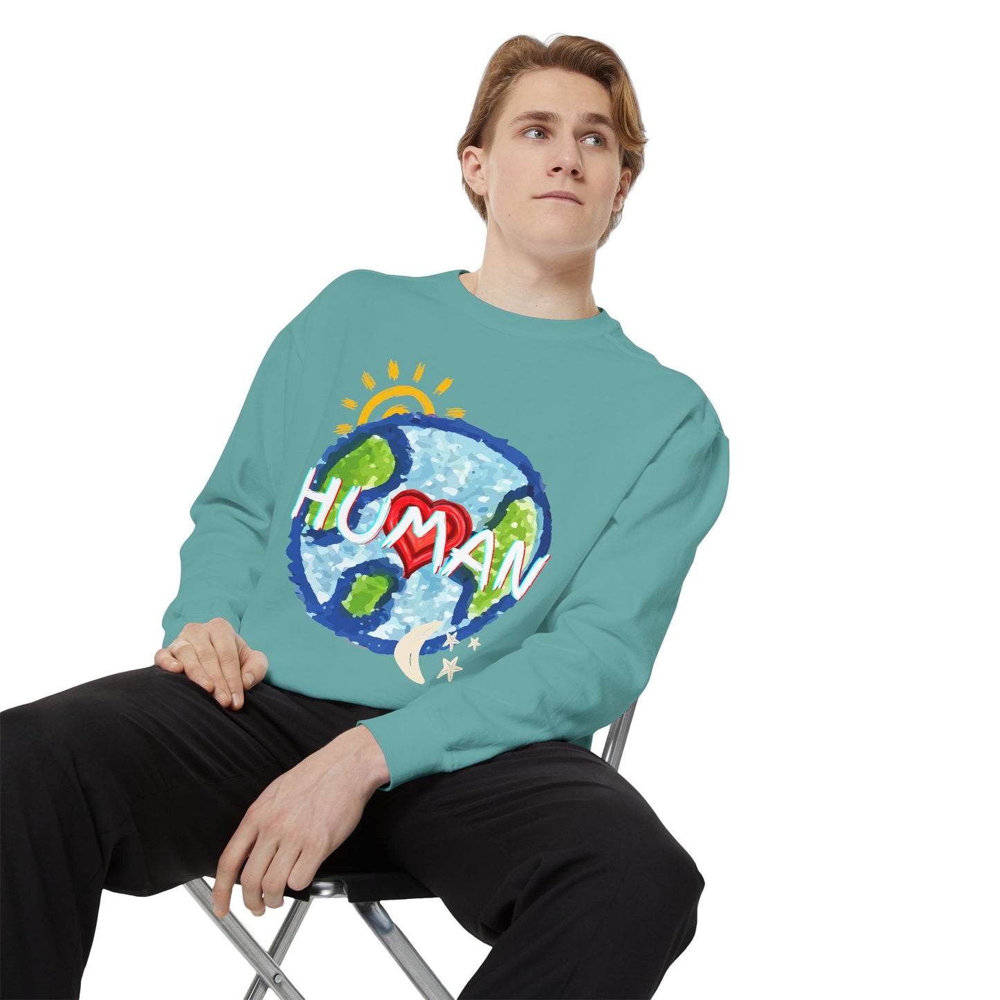 Human World Graphic Unisex Sweatshirt