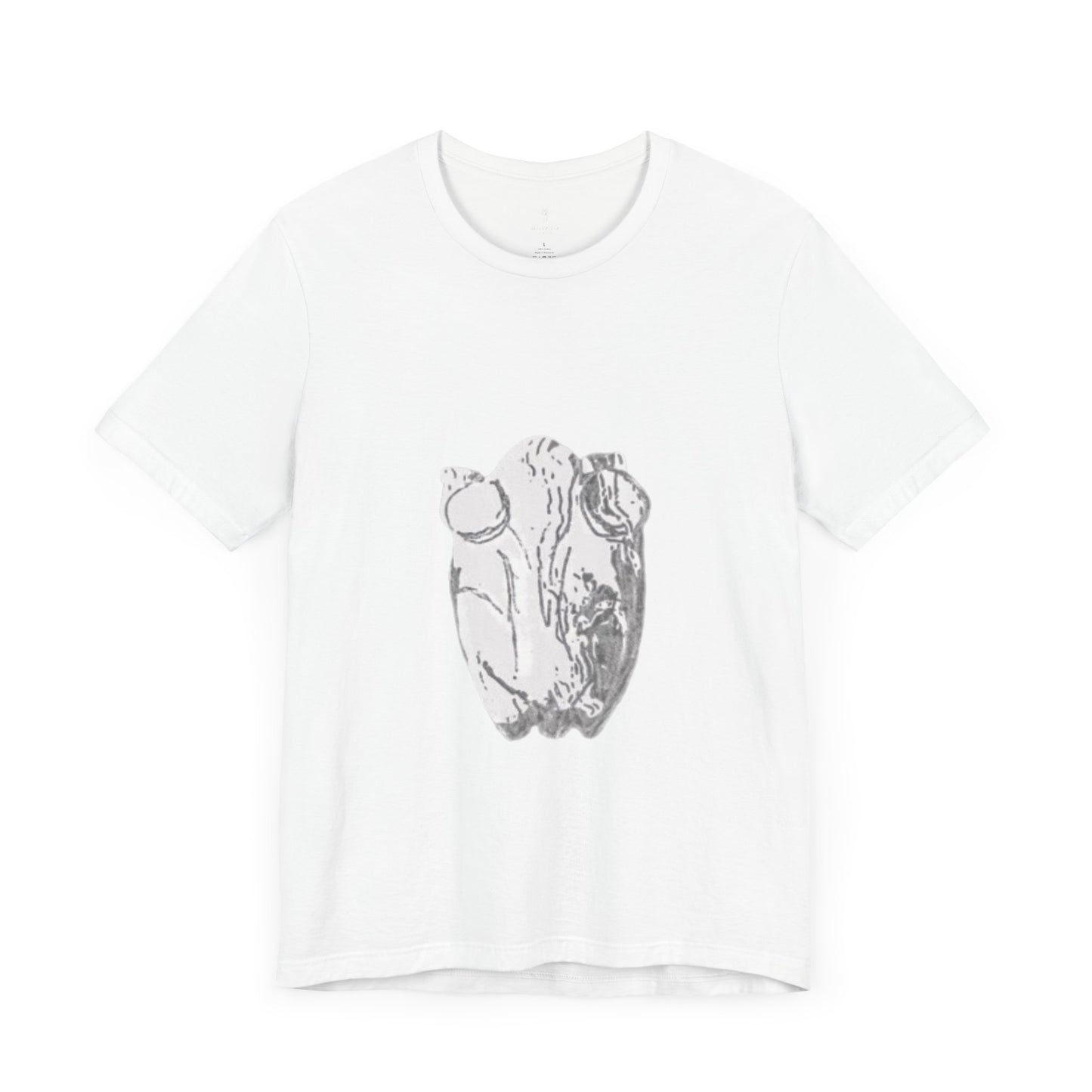 White Frog Unisex Tee - Nature and Animals Gender Neutral T-Shirt