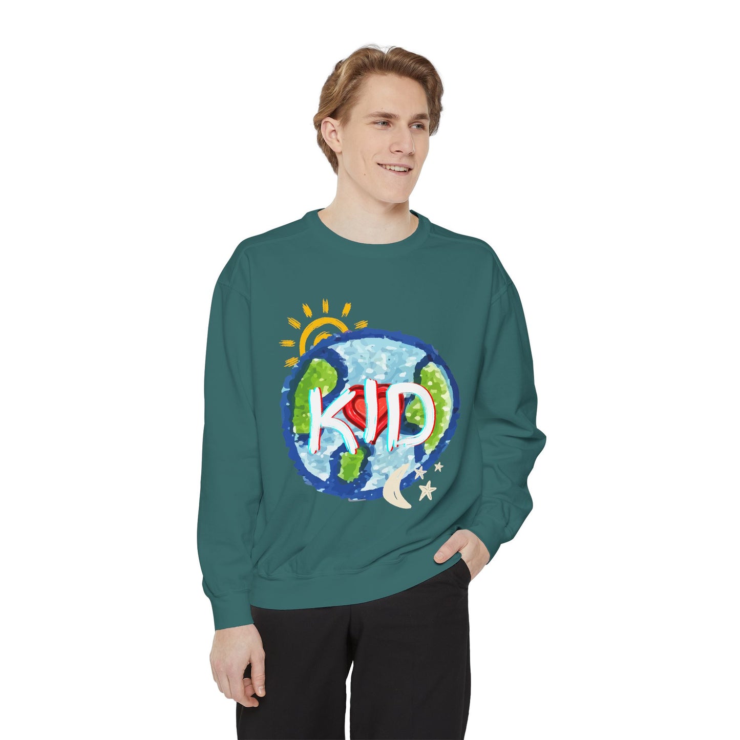 Kid World Graphic Unisex Sweatshirt