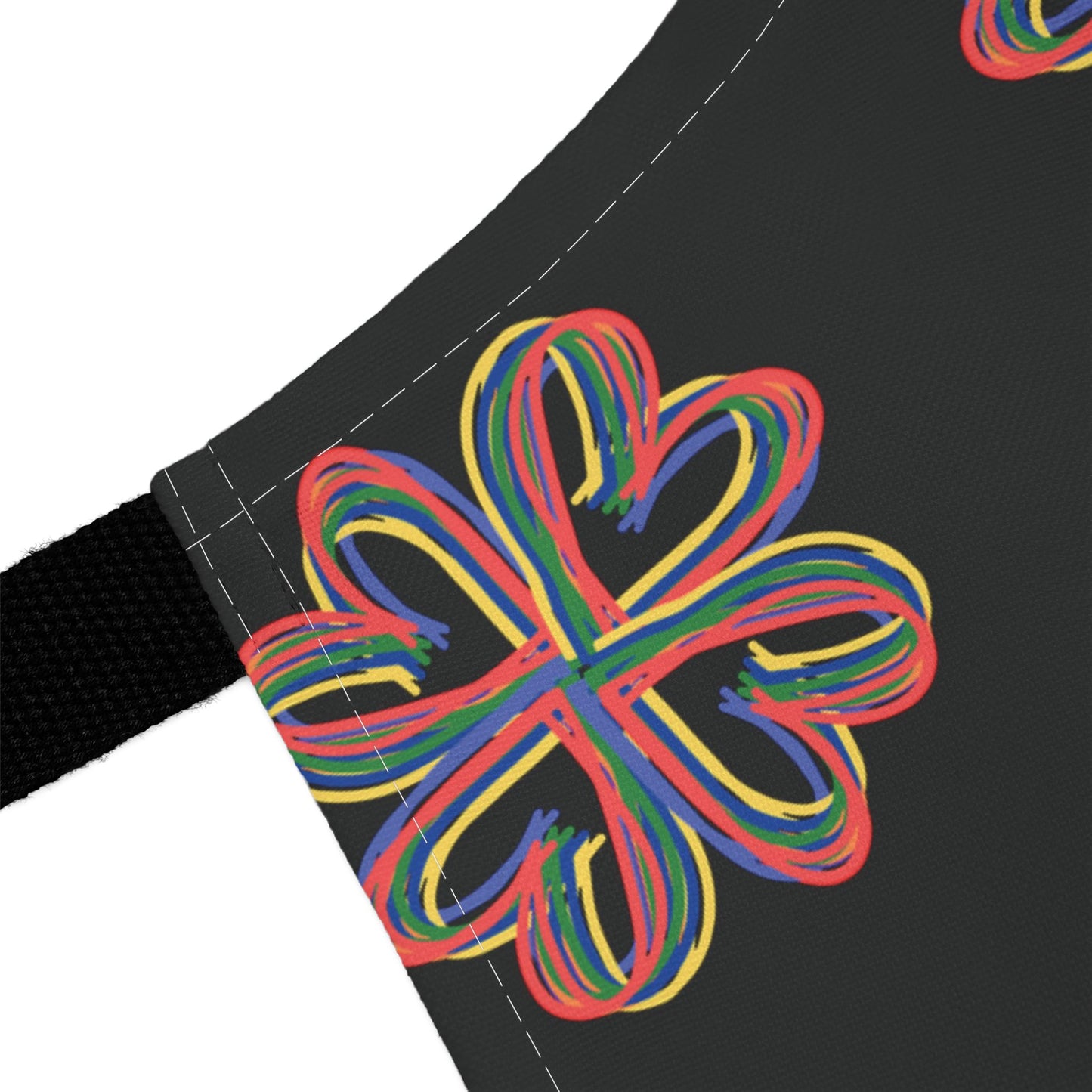 Black Floral Chefs Apron
